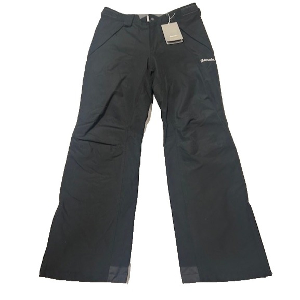 Bench UK Mens Reflective Ski Snowboarding Waterproof Pants Black NWT - Size M